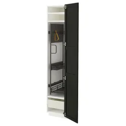 IKEA METOD / MAXIMERA(095.742.54) High Cabinet/Interior Inn, Белый/Лерхиттан окрашенный черным