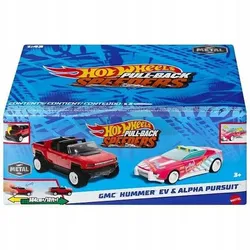 Набір з 2 машинок HOT WHEELS PULL-BACK SPEEDERS: GMC Hummer EV та Alpha Pursuit HWH55