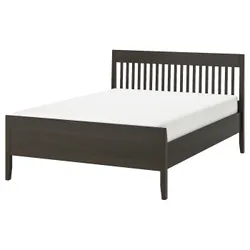 IKEA IDANÄS(094.949.31) корпус кровати, темно-коричневый/Линдбоден