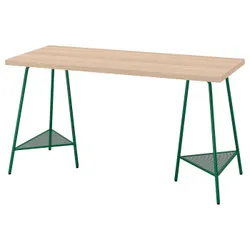 IKEA LAGKAPTEN / TILLSLAG(794.783.29) стол письменный, под беленый дуб