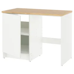 IKEA KNOXHULT(606.040.78) шкаф, стоящий с дверью и углублением, белый