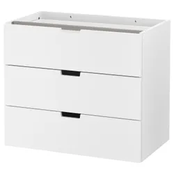 IKEA NORDLI (403.834.69) Комод/3 ящика, белый