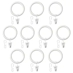 IKEA Гардинные кольца с зажимом и крючком SYRLIG (ИКЕА СИРЛИГ) 502.172.38