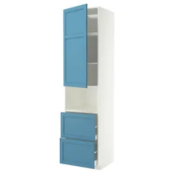 IKEA METOD / MAXIMERA(996.009.51) в дверях для микроавторов/2 толчка, Biały/Lerhyttan Blue