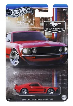 СРІБНА СЕРІЯ HOT WHEELS 60 років Ford Mustang 2/5 69 Ford Mustang Boss 302 JBY51