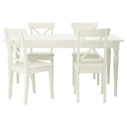 IKEA INGATORP / INGOLF (299.173.07) Стол и 4 стула