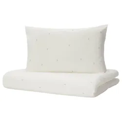 IKEA LENAST  Комплект детского постельного белья, белый (304.923.03)