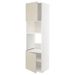 IKEA METOD(894.660.62) перший високий / мікрофон 2др / пол, білий/Havstorp бежевий