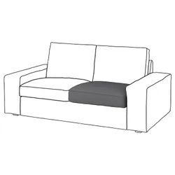 IKEA KIVIK (304.980.17) внутрішня подушка сидіння 2-місний диван, запчастина
