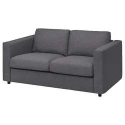 IKEA VIMLE (493.989.75) 2-местный диван, Гуннаред средний серый