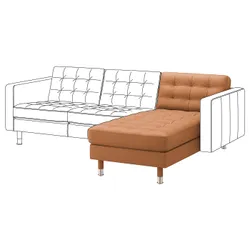 IKEA LANDSKRONA (992.691.79) диван, доп, Grann / Bomstad золотисто-коричневий / метал
