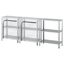 IKEA HYLLIS(392.865.58) книжный шкаф с крышкой, прозрачный