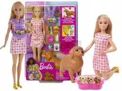 Лялька Барбі Народження цуценят HCK75