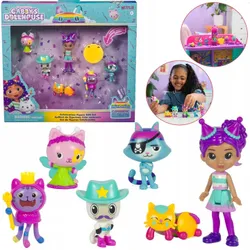 БОЛЬШОЙ НАБОР ИЗ 6 ФИГУРОК ДЛЯ ВЕЧЕРИНКИ GABI'S CAT HOUSE, ФЕЯ, КОТЕНОК ПАНДА