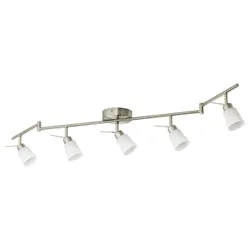 IKEA TIDIG (902.626.53) Потолочное освещение/5 прожекторов, никелированный