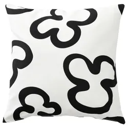 IKEA KLIPPBRÄCKA(005.837.62) подушка, білий/чорний