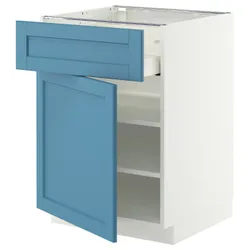 IKEA METOD / MAXIMERA(296.015.72) STJ Кабинет, Biały/Lerhyttan Blue