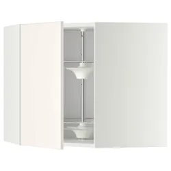 IKEA METOD(491.200.82) угловой навесной шкаф с каруселью, белый/Веддинге белый