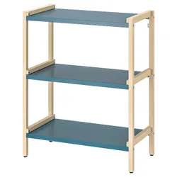 IKEA EKENABBEN(405.963.95) полка, Осика/Синий