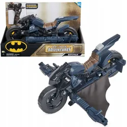БЭТМЕН МОТОЦИКЛ БЭТЦИКЛ С МЕСТОМ ДЛЯ ФИГУРКИ 30 СМ КРЫЛЬЯ DC COMICS