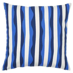 IKEA GULLBERGSÖ(305.810.16) подушка, Синій смугастий/зовнішній візерунок для інтер’єру