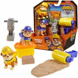 PAW PATROL RUBBLE & CREW НАБОР КИНЕТИЧЕСКОГО ПЕСКА КИНЕТИЧЕСКИЙ ПЕСОК + СМЕСЬ ЩЕНКА