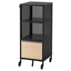 IKEA BEKANT(292.825.32) шафа на колесах, чорна сітка