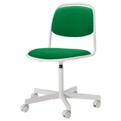 IKEA ÖRFJÄLL(396.021.37) вращающийся стул, Белый/Висл Грин