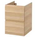 IKEA GODMORGON Шкаф под умывальник, дуб окрашенный в белый цвет  (203.246.64)