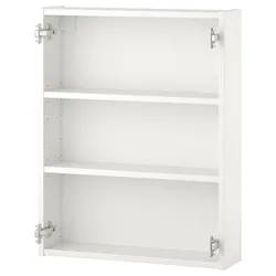 IKEA ENHET(204.404.56) підвісна шафа з 2 полицями, білий