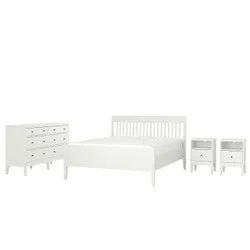 IKEA IDANÄS(994.995.90) Комплект меблів для спальні 4 шт, білий