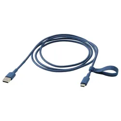 IKEA LILLHULT(505.284.95) USB-A до USB-C, блакитний