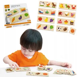 Дерев'яний логічний пазл Viga Toys 24 елемента