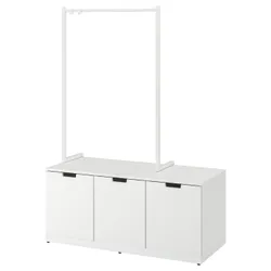 IKEA NORDLI(392.951.38) комод, 3 ящика, белый