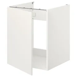 IKEA ENHET(293.209.54) шкаф под мойку/дверь, белый