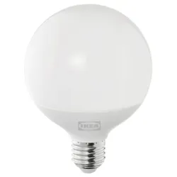 IKEA SOLHETTA (904.986.94) Светодиодная лампа E27 1055 люмен, можно затемнить / опалово-белый шар