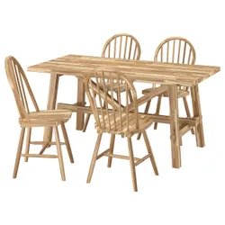 IKEA SKOGSTA / SKOGSTA(896.087.83) стіл і 4 стільці, акація/акація