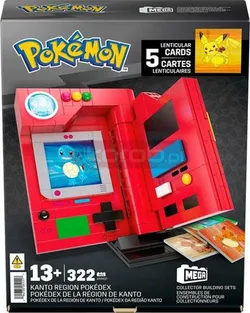 MEGA CONSTRUX POKEMON BLOCKS 322 el Kanto Regio Pokedex HYM37