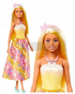Кукла Барби принцесса с длинными волосами, окрашенными в желтый цвет (HRR09)