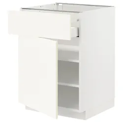 IKEA METOD / MAXIMERA(095.072.07) нижня шафа/двері, білий/Вальстена білий
