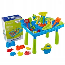 Песочница 2в1 Water Table Woopie Компактная детская песочница на ножках Игровой столик для воды и песка