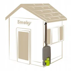 SMOBY ЖОЛОБ З БАКОМ, КРАНОМ І ЛІЙКОЮ ДЛЯ ДИТЯЧИХ САДОВИХ БУДИНОК