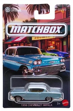 Автомобиль в стиле Matchbox: Chevrolet Imp 1958 года.