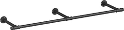 SONGMICS Настінна шафа, промисловий стиль, економія місця, 30,4 x 170 x 7 см, вантажопідйомність 68 кг, легка збірка, для