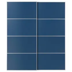 IKEA MEHAMN(796.162.55) Раздвижная дверь, Алюминий/2 -й синий