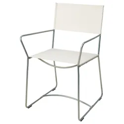 IKEA HÖGALT(505.514.24) стул, серебристый/Эльвсборг бежевый