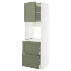 IKEA METOD / MAXIMERA(095.179.04) W Pie Pie DR/2FR/2W HOP, Biały/Axstad Greya -green