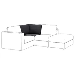 IKEA VIMLE(494.343.51) кутова секція, Хіларед Антрацит