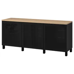 IKEA BESTÅ(694.190.76) поєднання з дверима, чорний / Sindvik / Stubbarp black