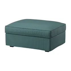 IKEA KIVIK (494.430.39) подставка для ног с местом для хранения, Келинге серо-бирюзовый